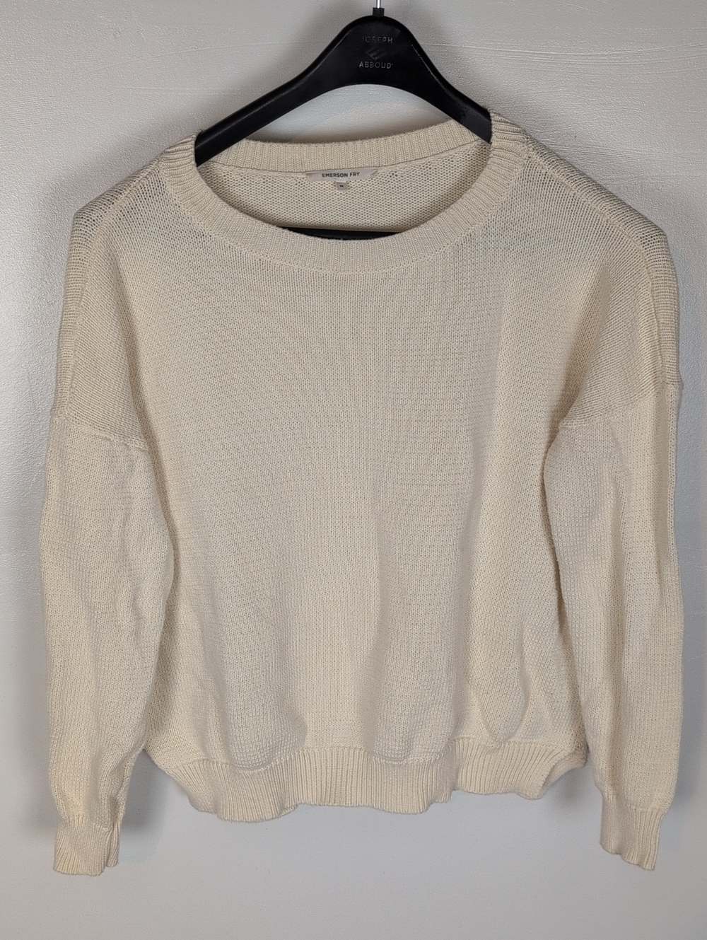Emerson Fry 100% Organic Cotton Crew Neck Pullover Sweater